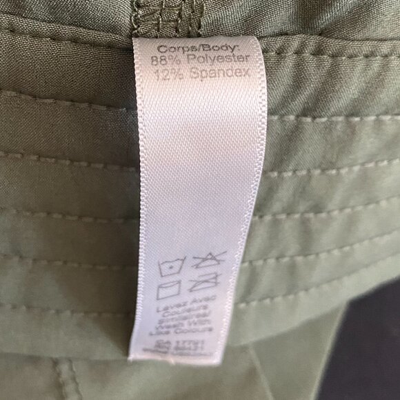 Kyodan | High Rise Shorts‎ Army/Olive Green | SZ Petite Small Women - Picture 6 of 6